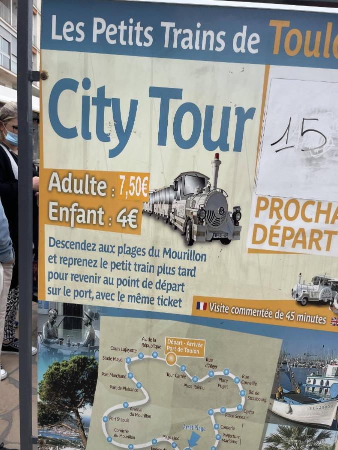 Appartement Mignon Calme Douillet Ascenseur Clim Etage Eleve Proche Parking Et Toutes Commodites Au Coeur Du Toulon Historique Kültér fotó